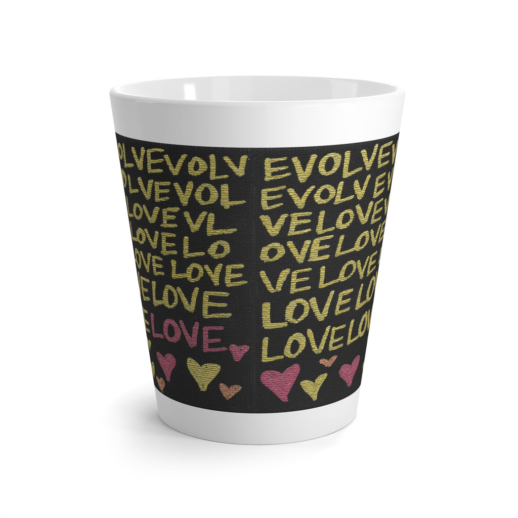 Evolveevlovelove Gold Caden Caraco Latte Mug - Evolve Into Love Collection