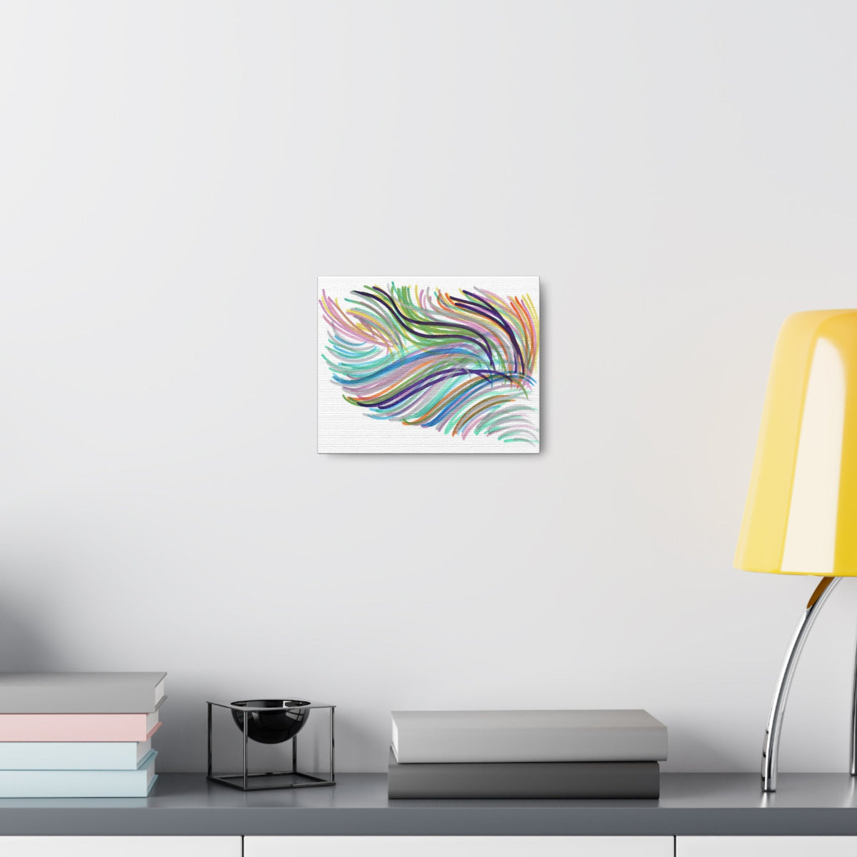 Space Feather Caden Caraco Canvas Gallery Wrap