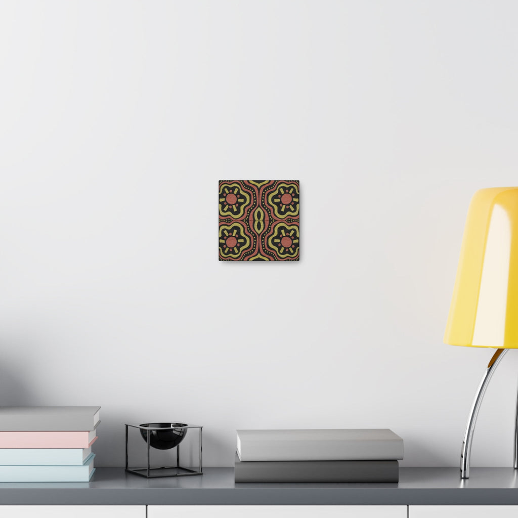 Gold Suns Mosaic Caden Caraco Canvas Gallery Wrap