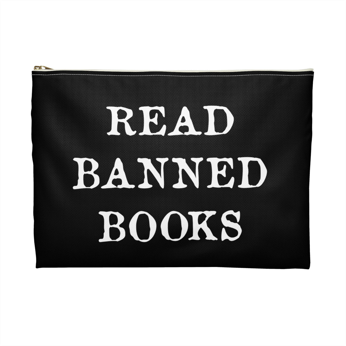 Read Banned Books Polyester Accessory Pouch Travel Bag