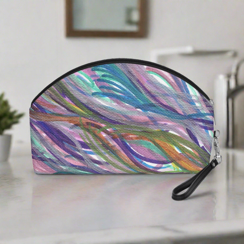 Lyran Winds Caden Caraco Art Print Cosmetic Makeup Bag Wristlet