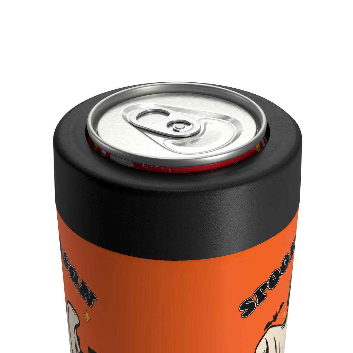 Spooky Season Halloween Ghost Stainless Steel Can Holder