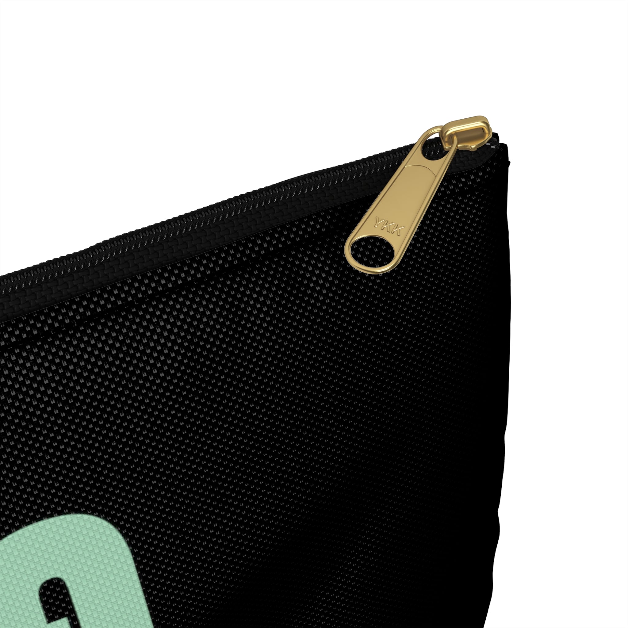 Fa La La La Black Retro Style Christmas Print Polyester Accessory Pouch Travel Bag