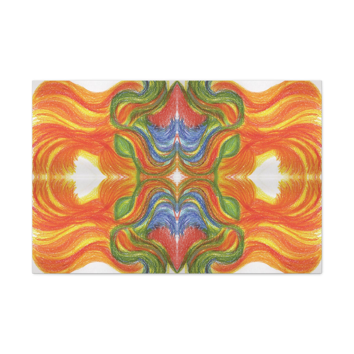 "Ventricular Flames" Caden Caraco Canvas Wrap