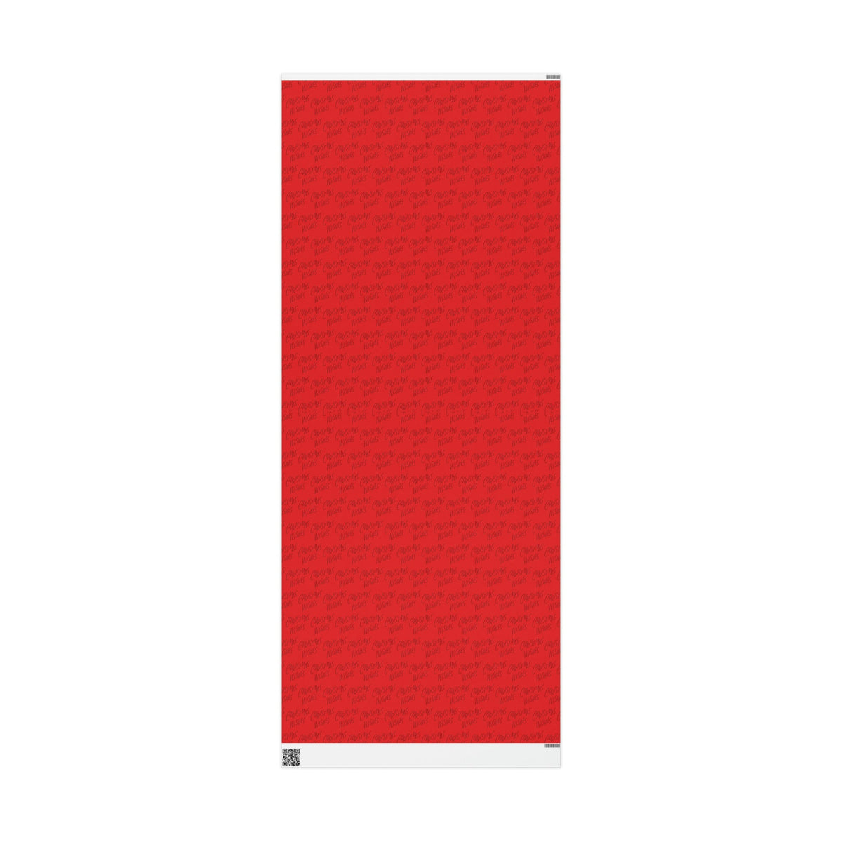 Christmas Wishes Red Mid Century Retro Christmas Print Holiday Gift Wrap Paper - Glossy Or Matte