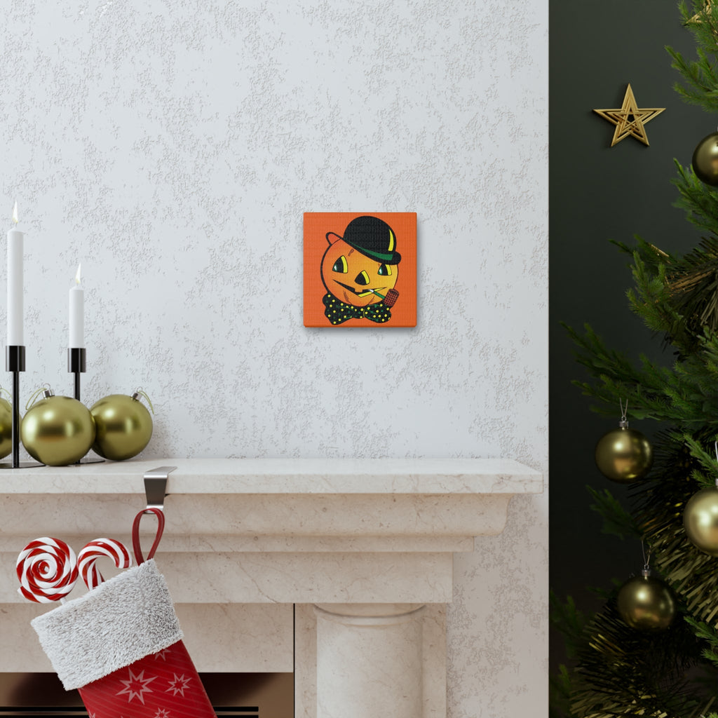 Scarecrow Halloween Decor Print Canvas Gallery Wrap