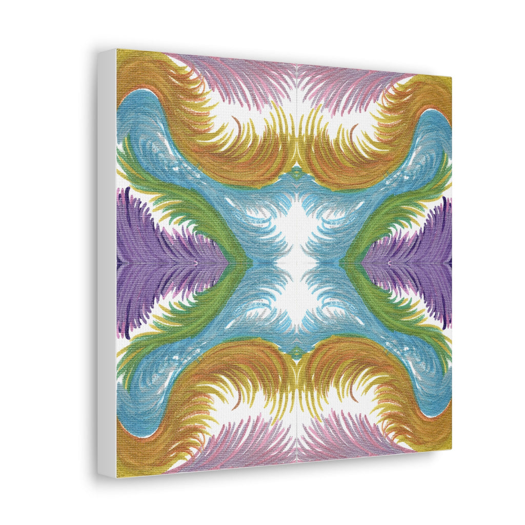 Lyran Feathers Variation 2 Caden Caraco Canvas Gallery Wrap