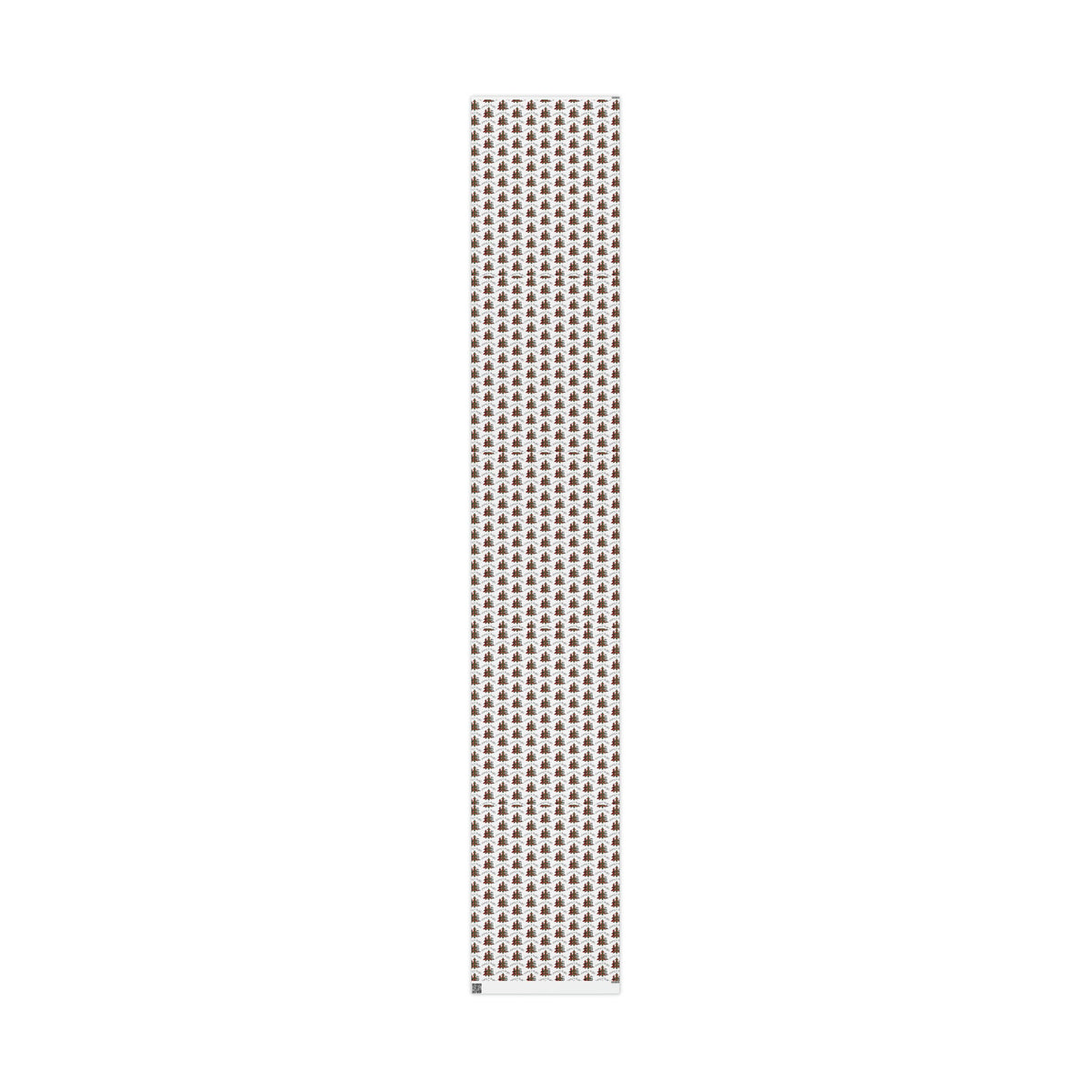 Merry And Bright Buffalo Checkered Trees Christmas Print Holiday Gift Wrap Paper - Glossy Or Matte