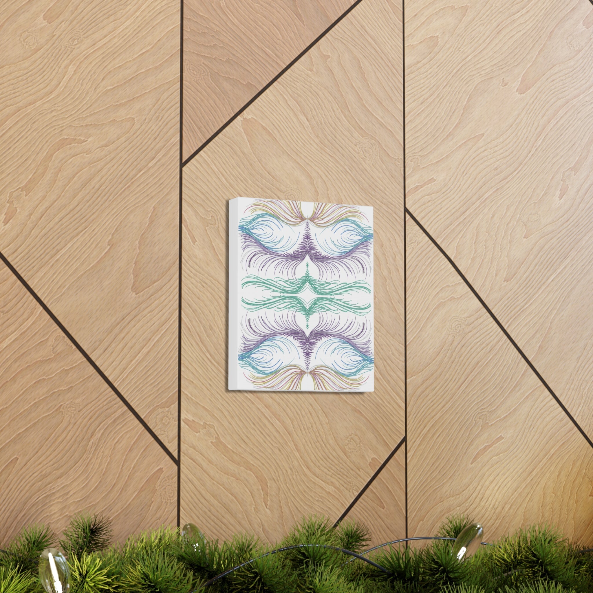 Lyran Feathers Caden Caraco Art Canvas Gallery Wrap