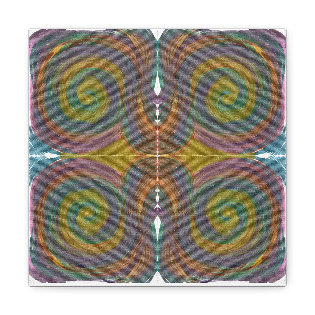 Solar Spirals Mosaic Caden Caraco Canvas Gallery Wrap