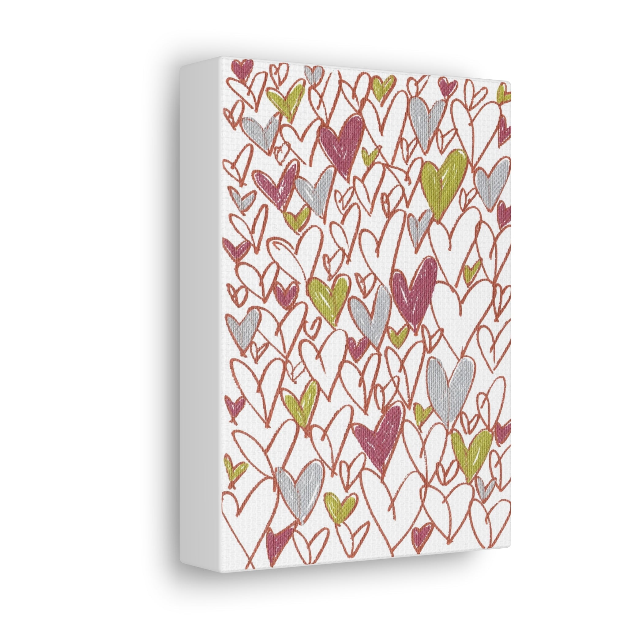 Copper Hearts Caden Caraco Canvas Gallery Wrap