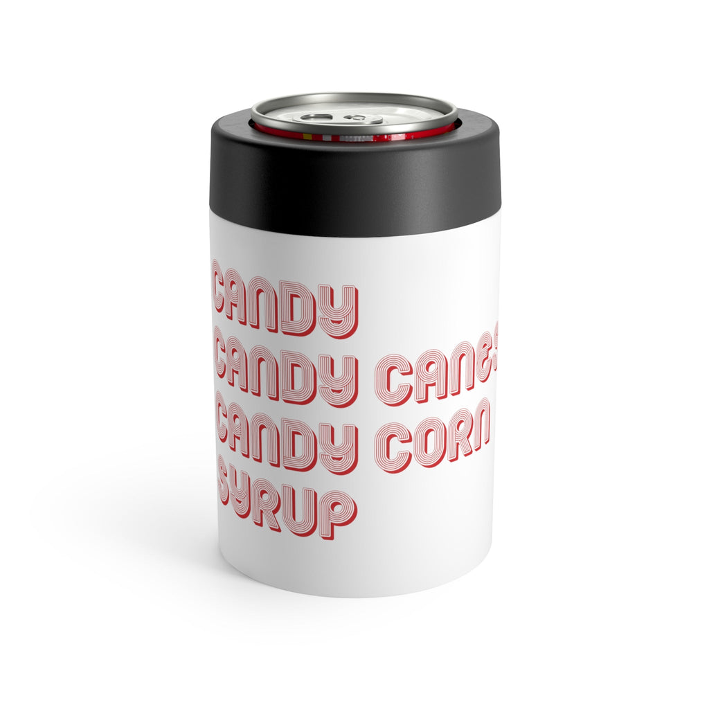 The Elf Four Main Food Groups Candy Candy Canes Candy Corn Syrup Christmas Elf Inspired Stainless Steel Can Holder