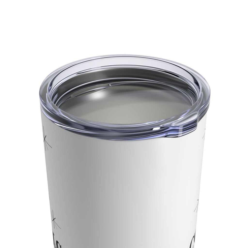 Martini Cocktails Atomic Mid Century Retro Style Stainless Steel Tumbler 10oz