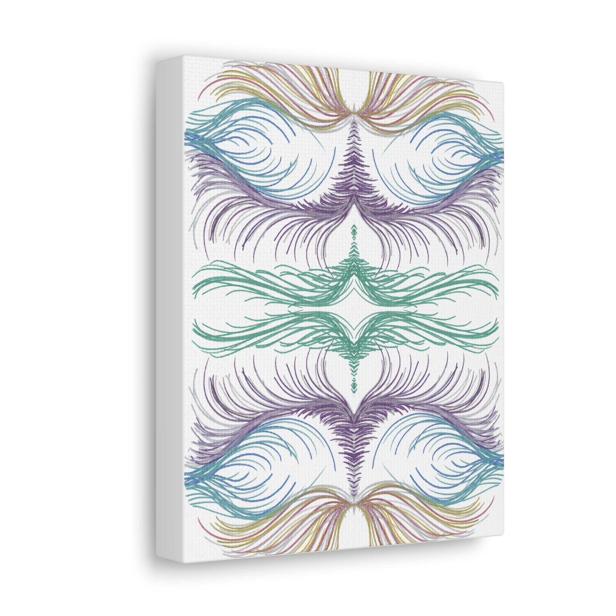 Lyran Feathers Caden Caraco Art Canvas Gallery Wrap