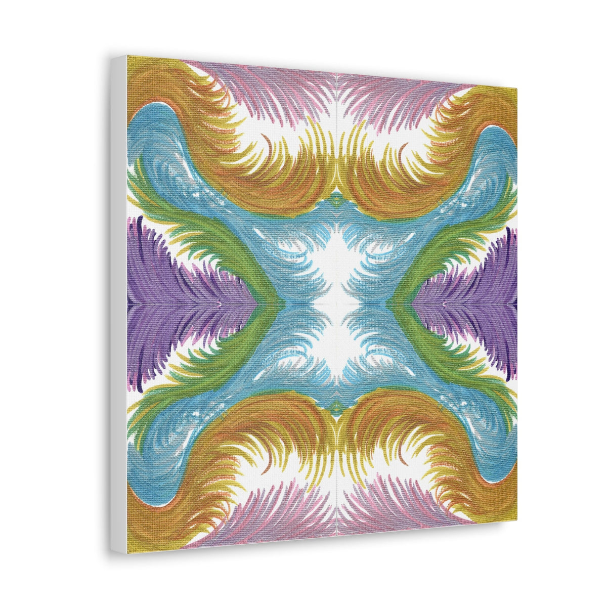 Lyran Feathers Variation 2 Caden Caraco Canvas Gallery Wrap
