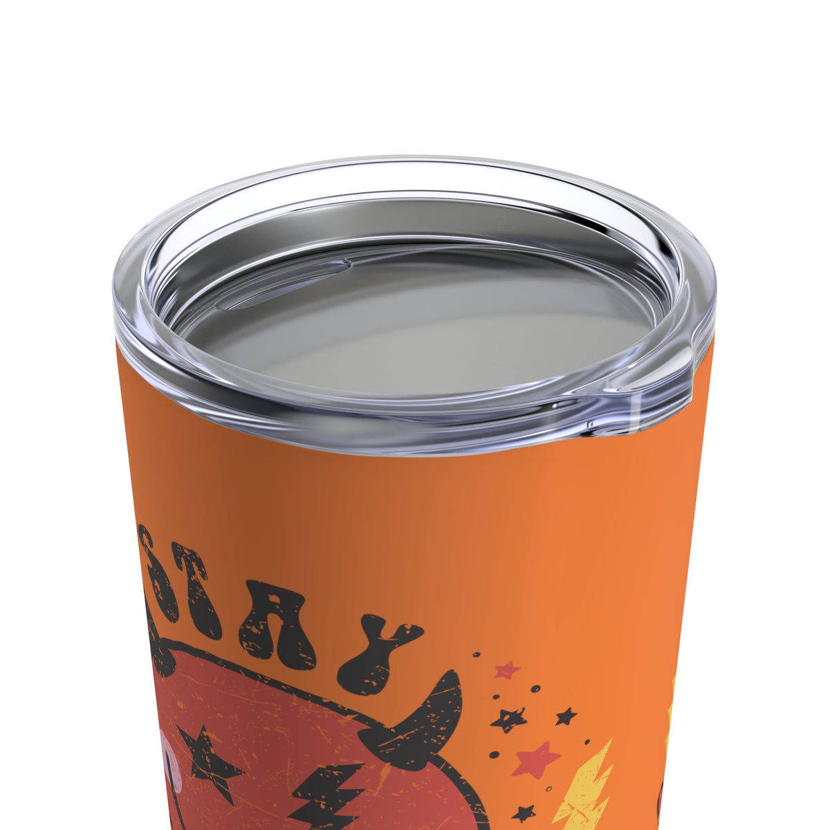 Stay Spooky Cute Devil Halloween Orange Stainless Steel Tumbler 20oz
