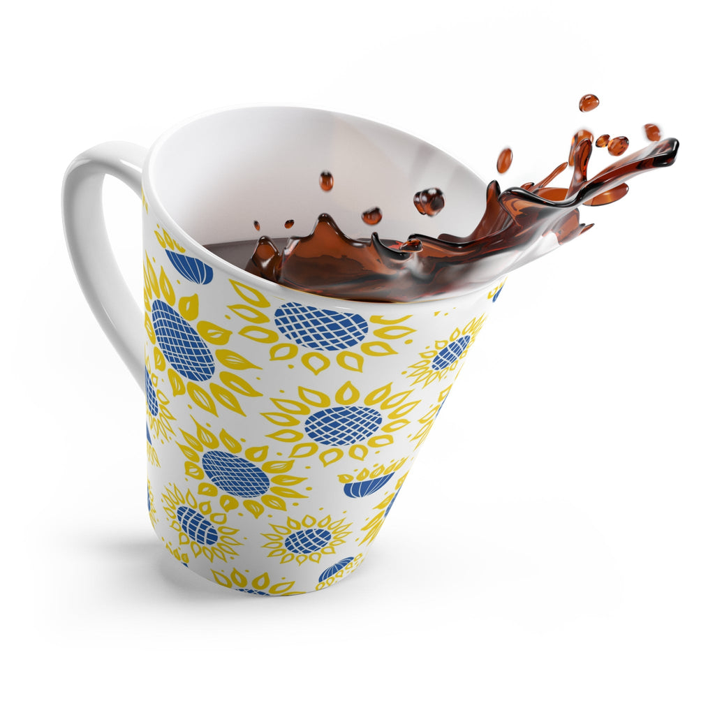 Ukrainian Sunflowers Spring Latte Mug