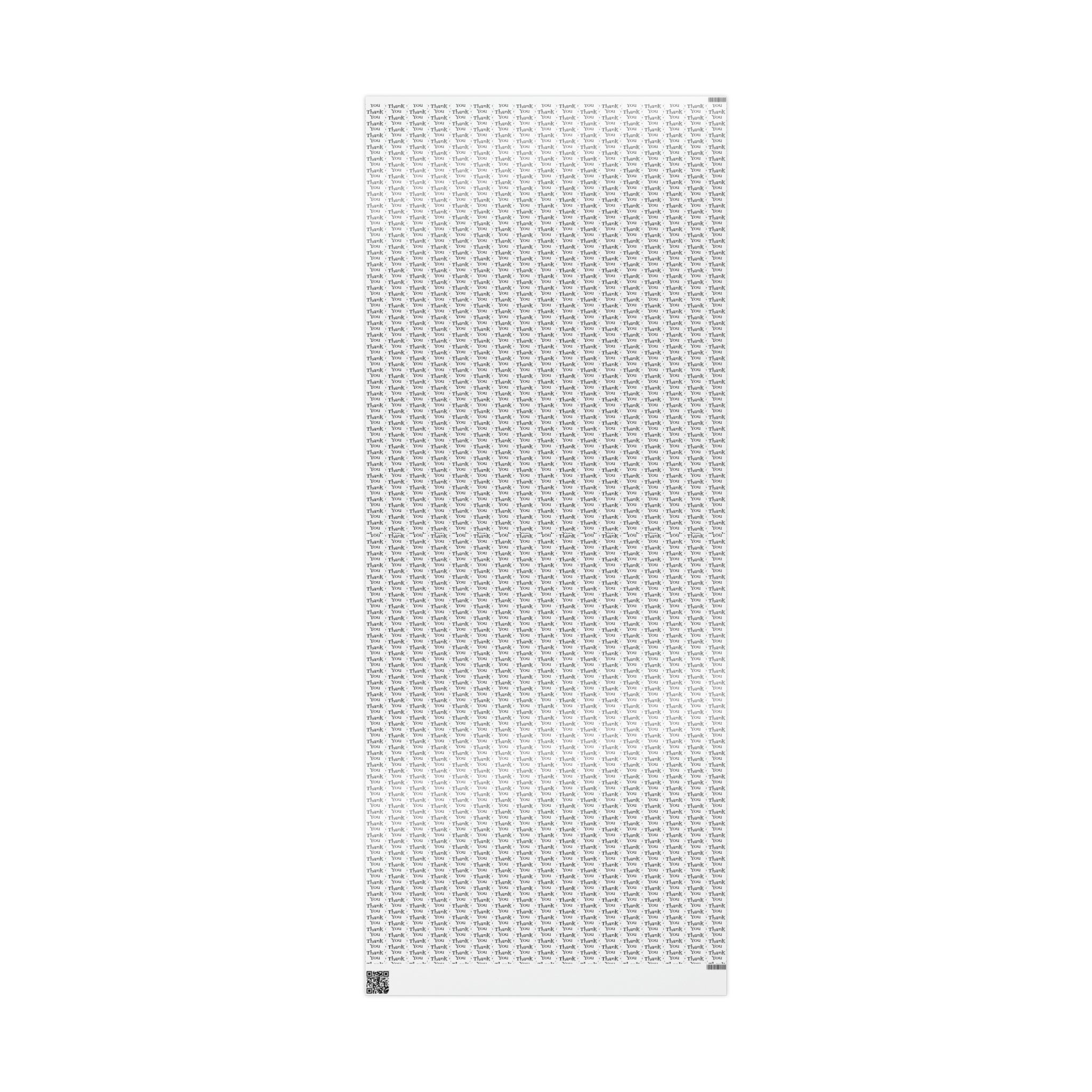 Thank You Starburst Atomic Retro Style Gift Wrap Paper - Glossy Or Matte