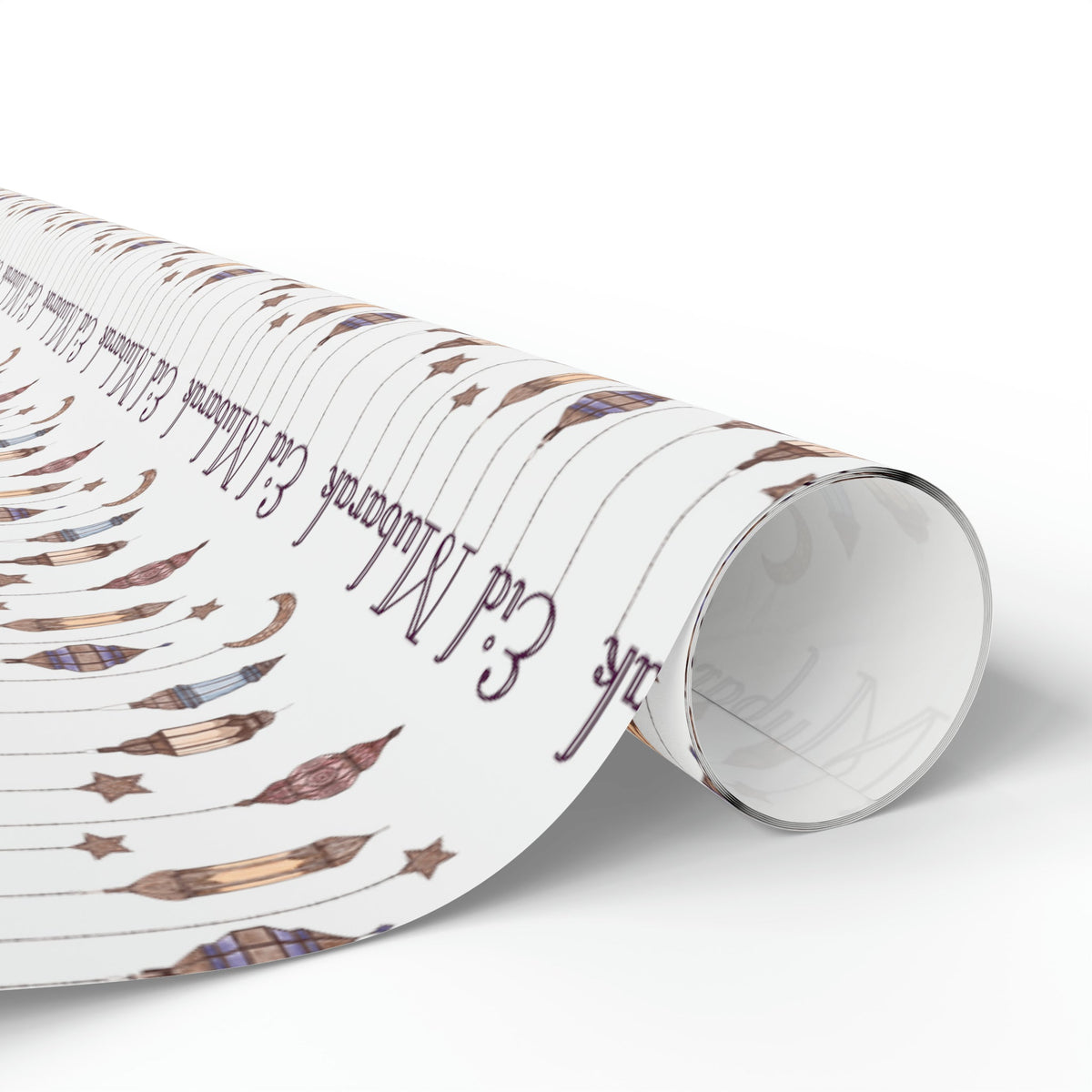 Eid Mubarak Festival Arabic Lanterns Holiday Holiday Gift Wrap Paper - Glossy Or Matte