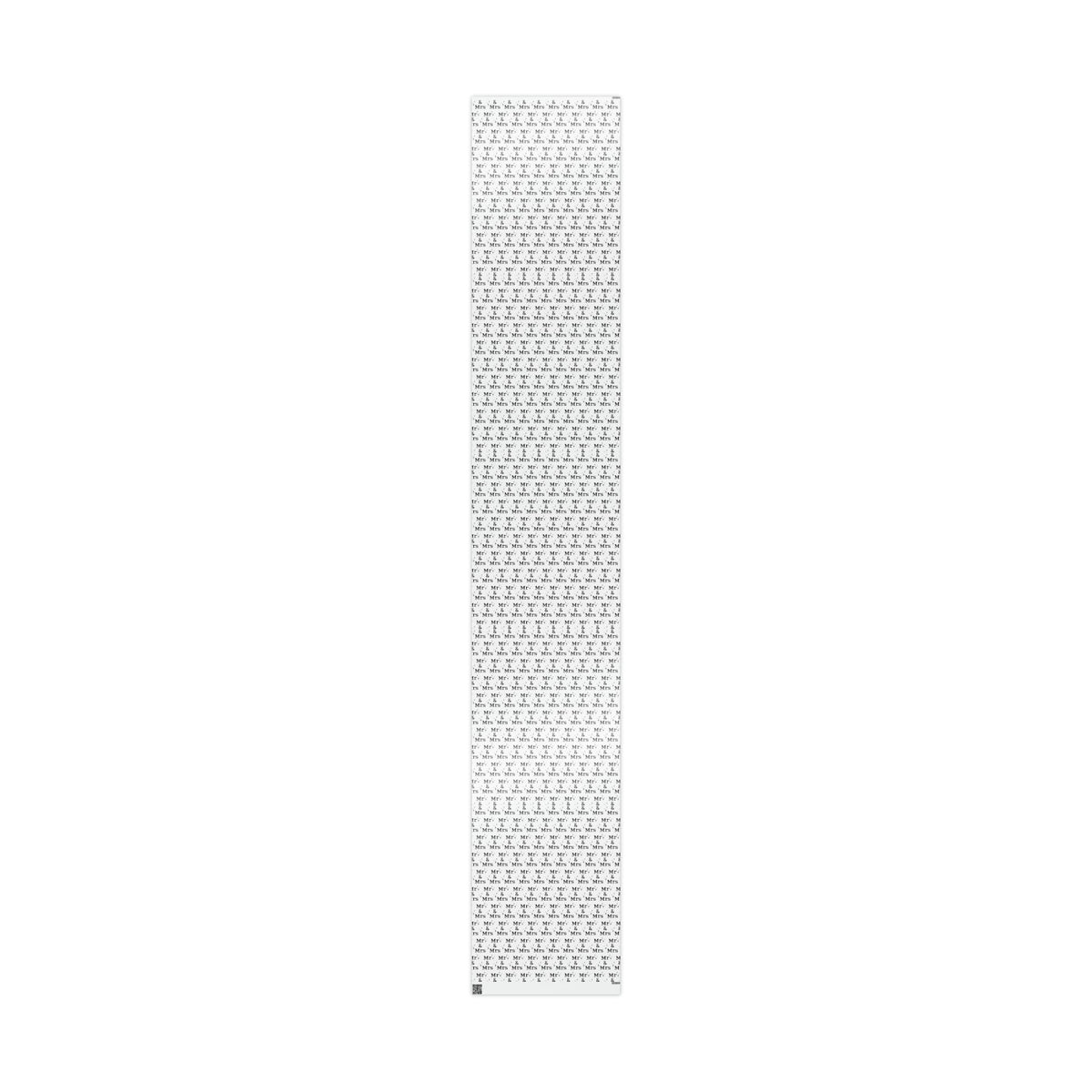 Mr. And Mrs. Atomic Mid Century Retro Style Wedding Holiday Gift Wrap Paper - Glossy Or Matte