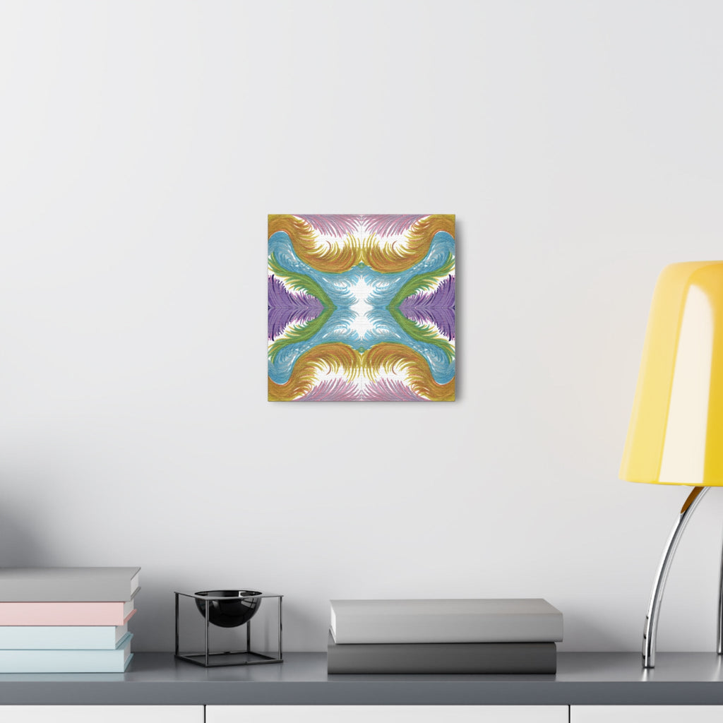 Lyran Feathers Variation 2 Caden Caraco Canvas Gallery Wrap
