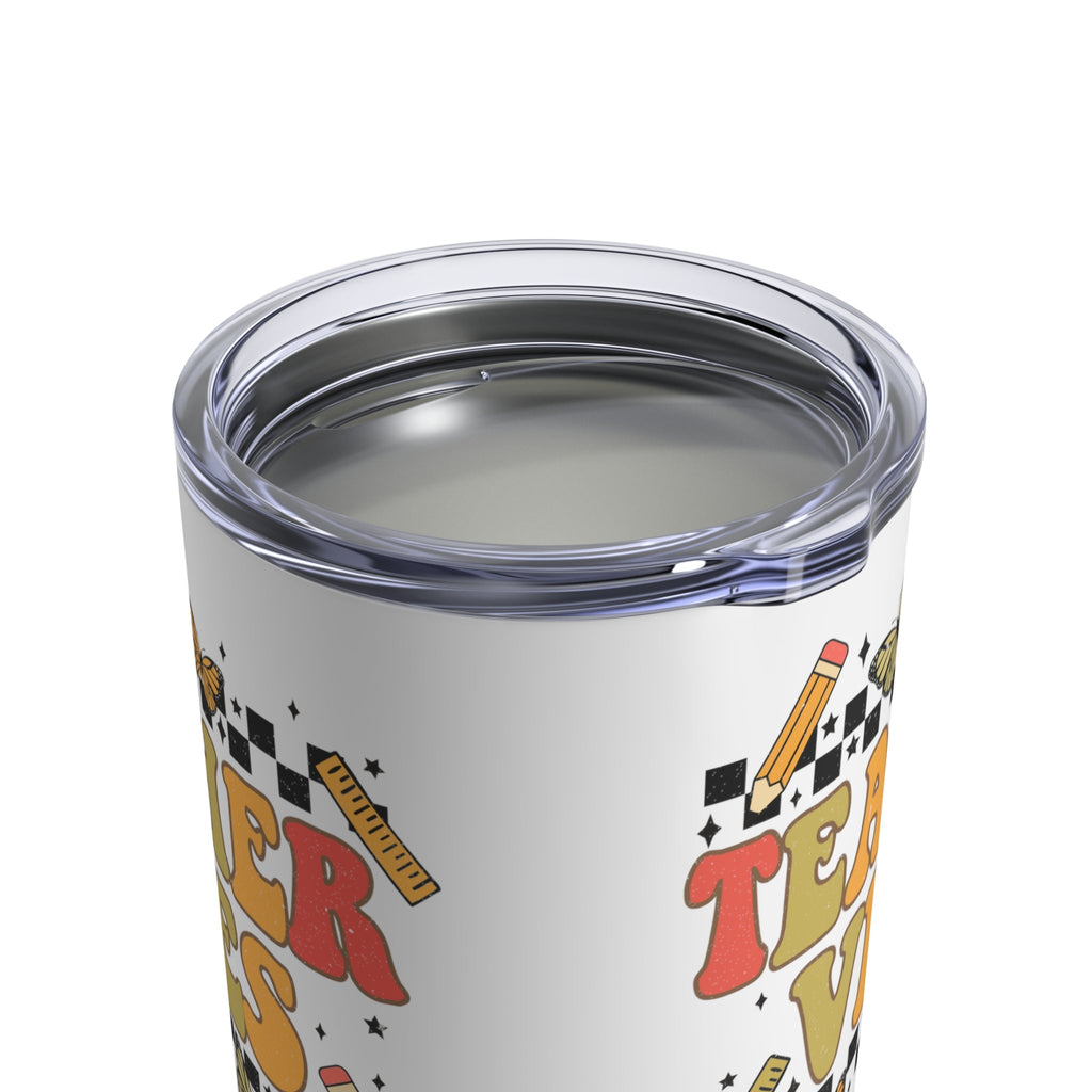 Teacher Vibes Stainless Steel Tumbler 10oz