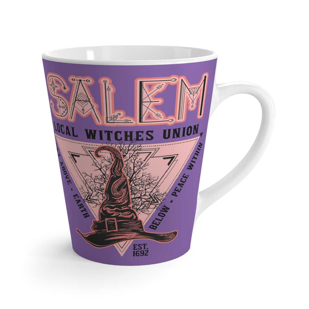 Salem Local Witches Union Halloween Print Latte Mug