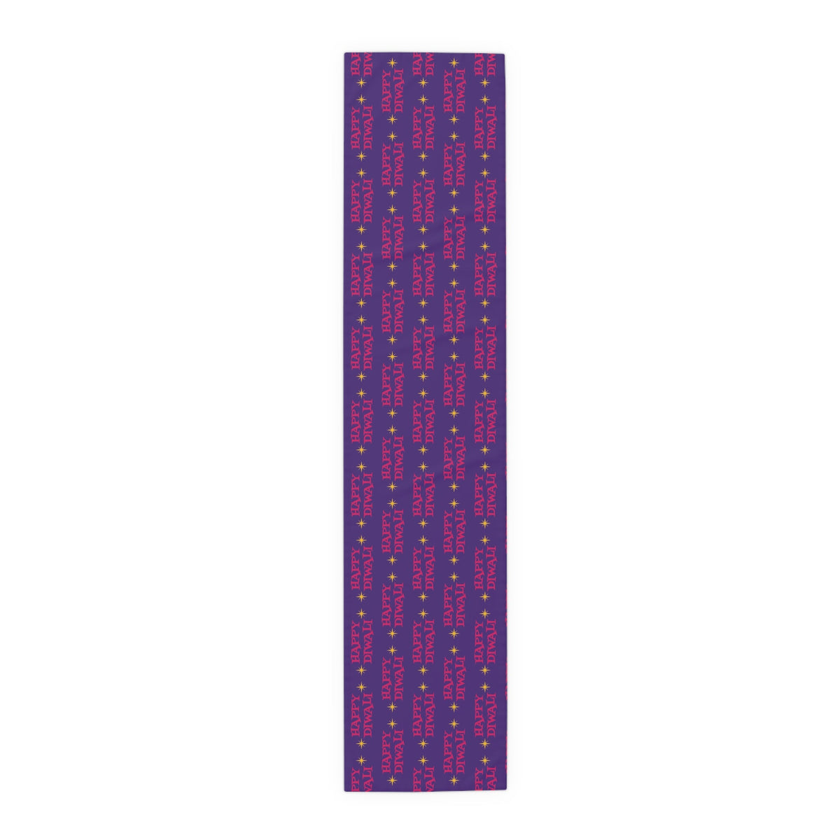 Happy Diwali Atomic Mid Century Retro Style Holiday Table Runner - Cotton Or Polyester