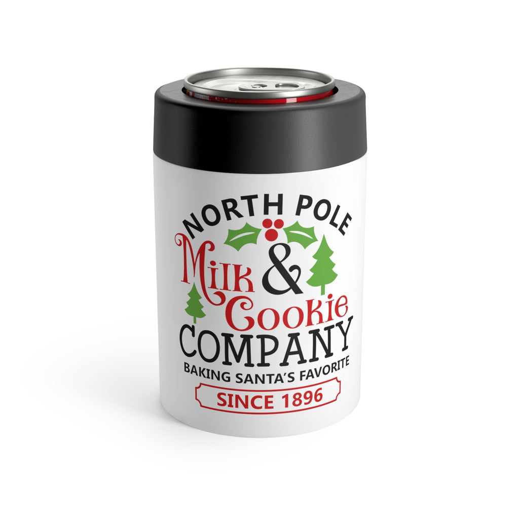 North Pole Milk And Cookie Company Christmas Stainless Steel Can Holder