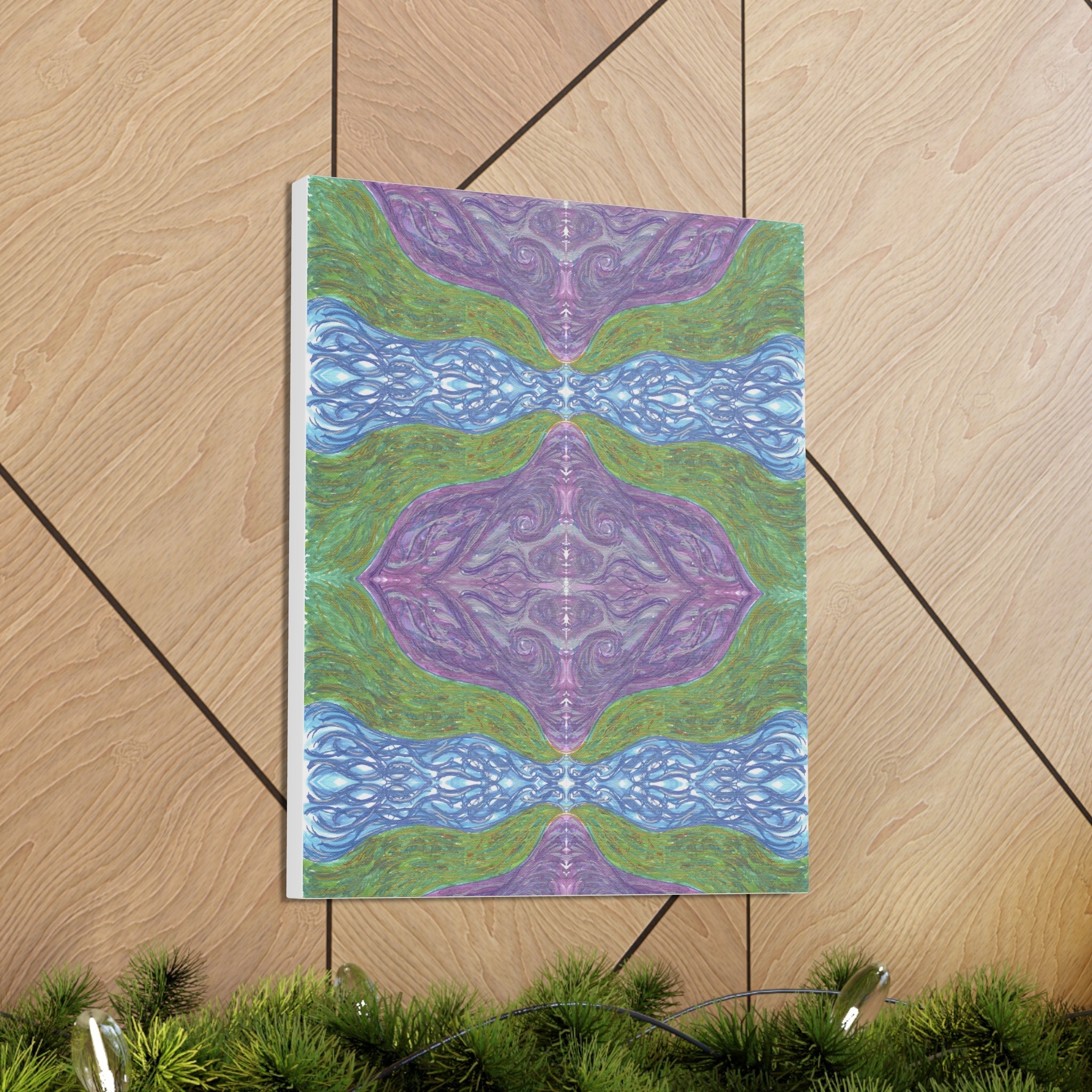 Lumerian Stained Glass Caden Caraco Art Canvas Gallery Wrap