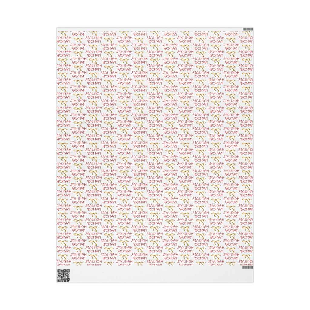 Little Edie Staunch Woman Gift Wrap Paper - Glossy Or Matte
