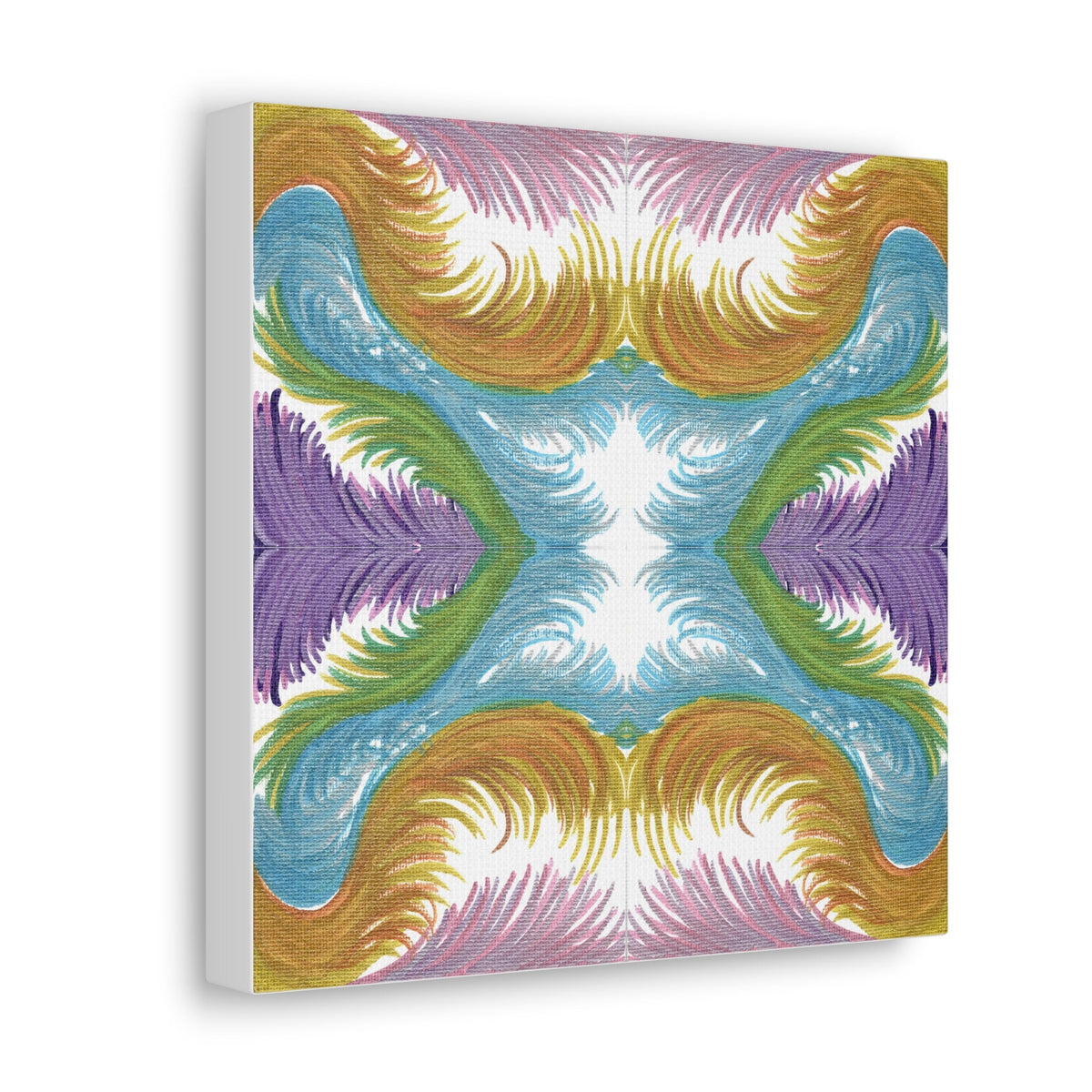 Lyran Feathers Variation 2 Caden Caraco Canvas Gallery Wrap