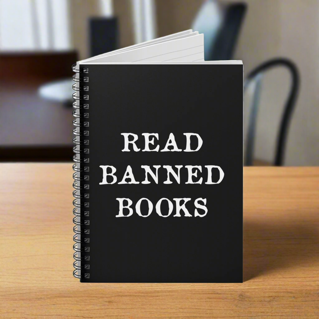 Read Banned Books Spiral Notebook - Ruled Line