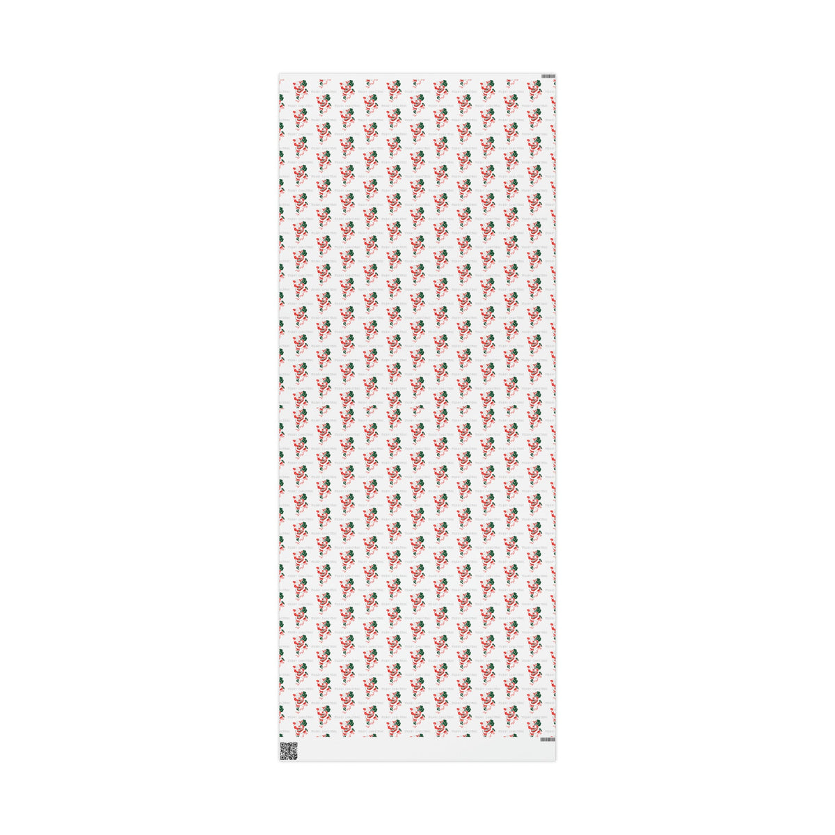 Merry Christmas Santa Mid Century Retro Christmas Style Holiday Gift Wrap Paper - Glossy Or Matte