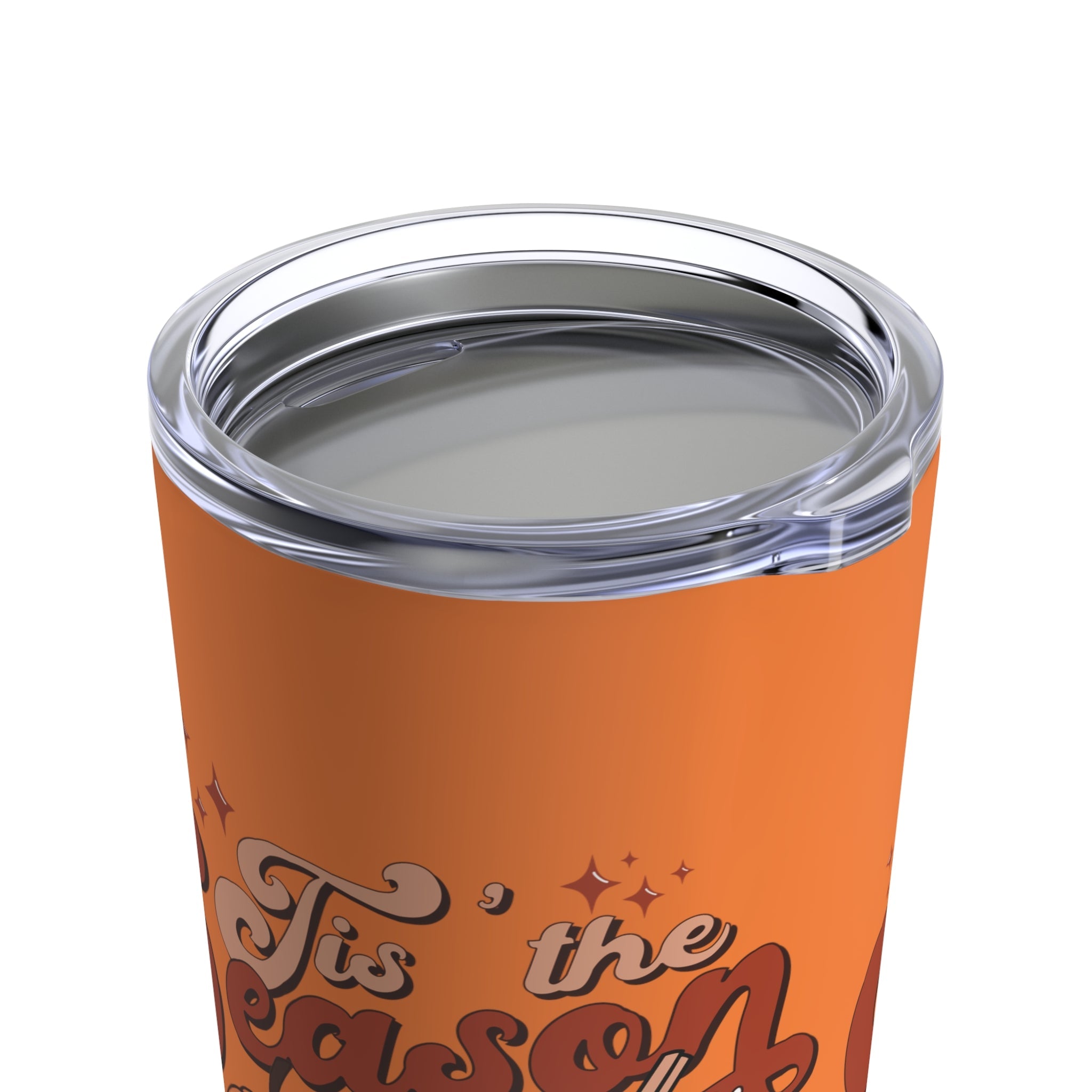 Tis The Season For Pumpkin Spice Retro Style Fall Autumn Stainless Steel Tumbler 20oz