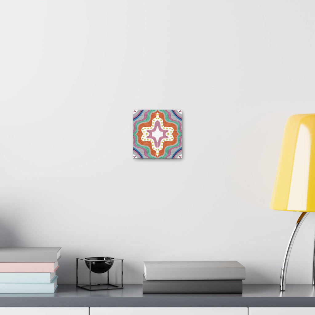Love Frequency 2 Mosaic Caden Caraco Canvas Gallery Wrap