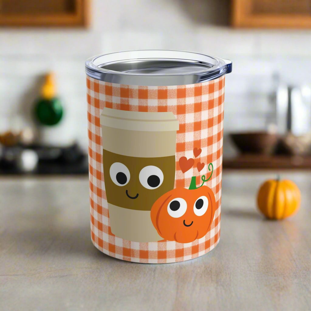 Pumpkin Spice Love Stainless Steel Tumbler 10oz
