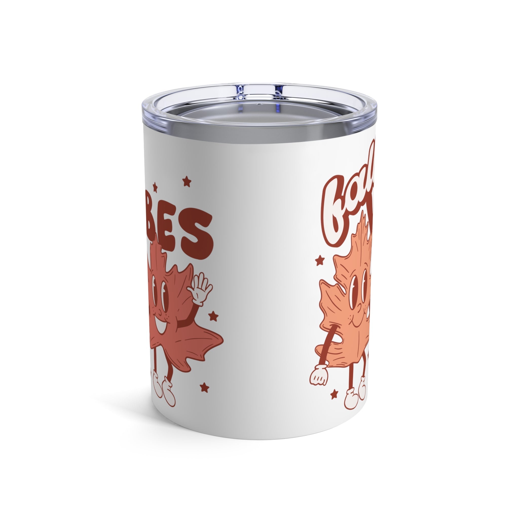 Fall Vibes Leaf Friends Fall Autumn Retro Style Stainless Steel Tumbler 10oz