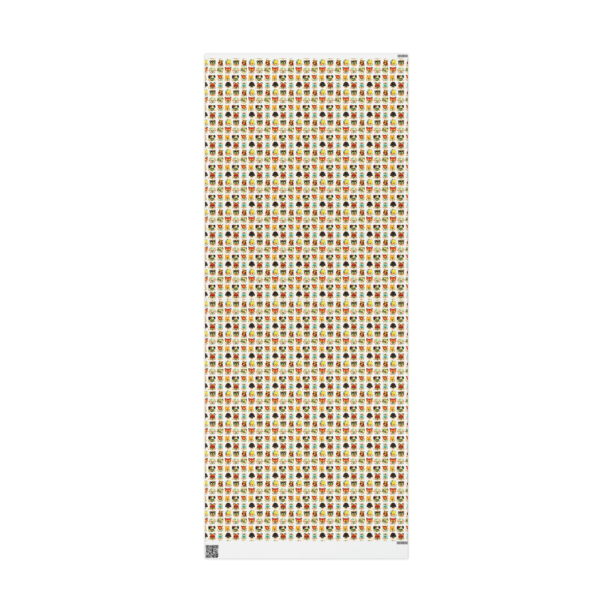 Cute Mid Century Baby Animals Mid Century Retro Print Baby Shower Birthday Holiday Gift Wrap Paper - Glossy Or Matte