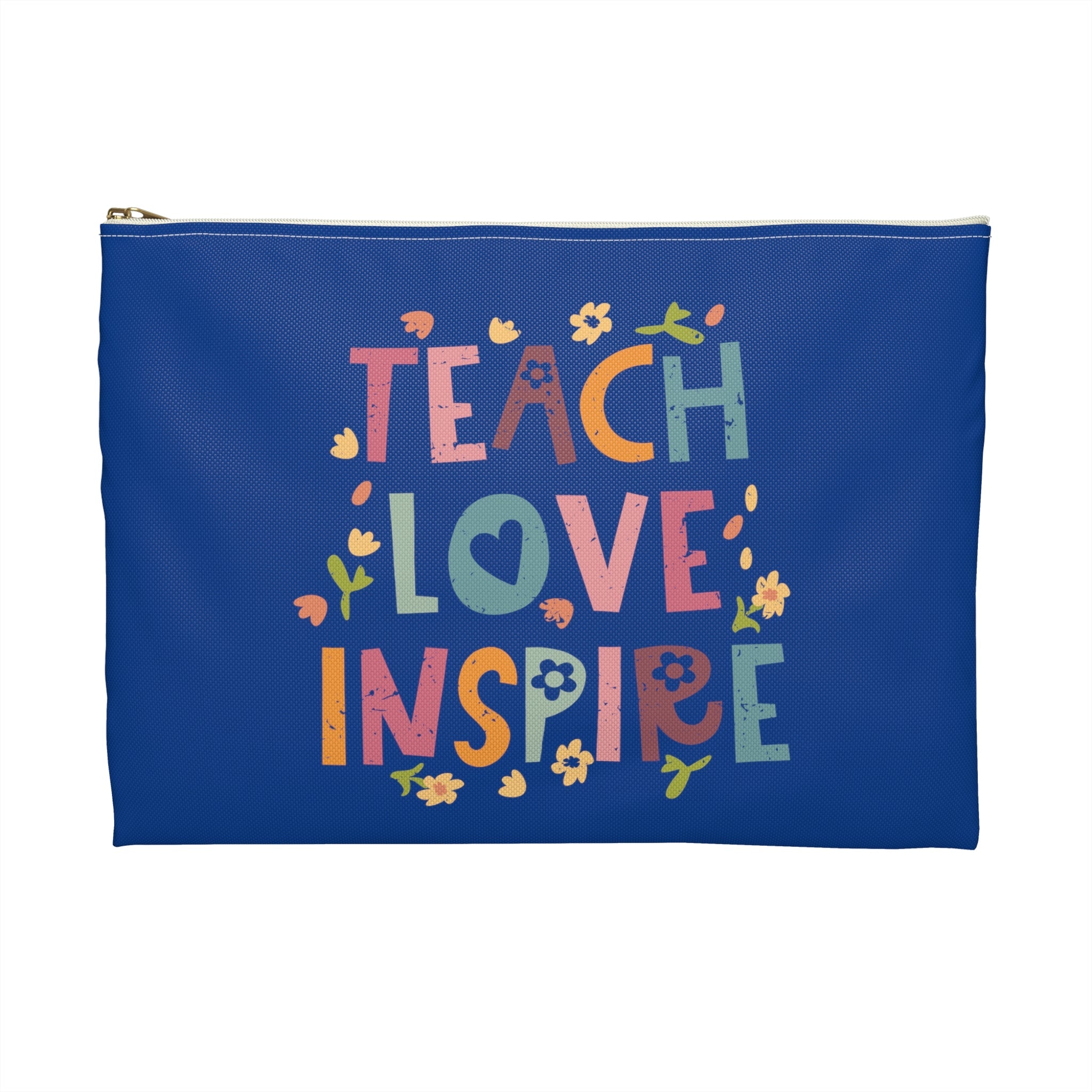 Teach Love Inspire Polyester Accessory Pouch Travel Bag
