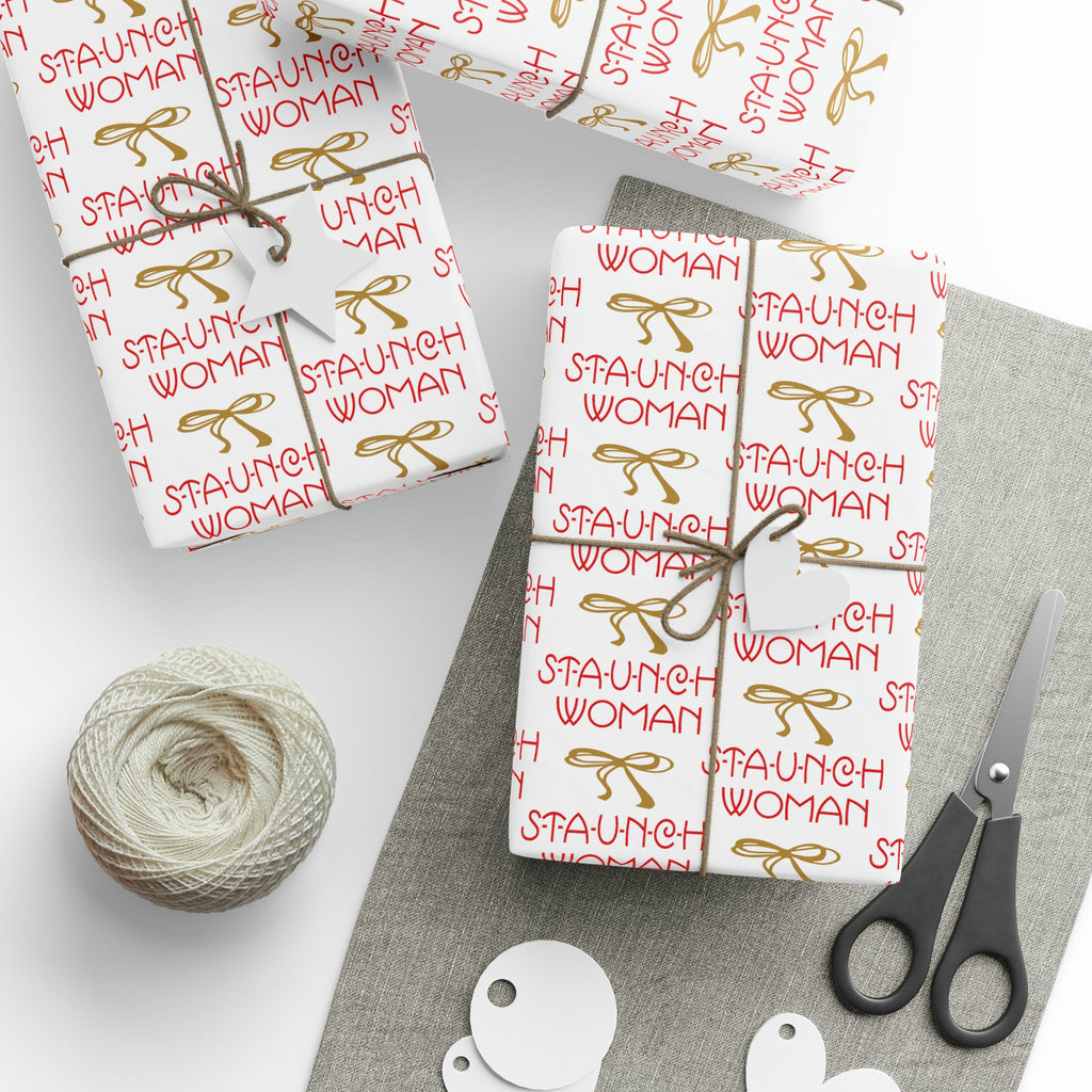 Little Edie Staunch Woman Gift Wrap Paper - Glossy Or Matte