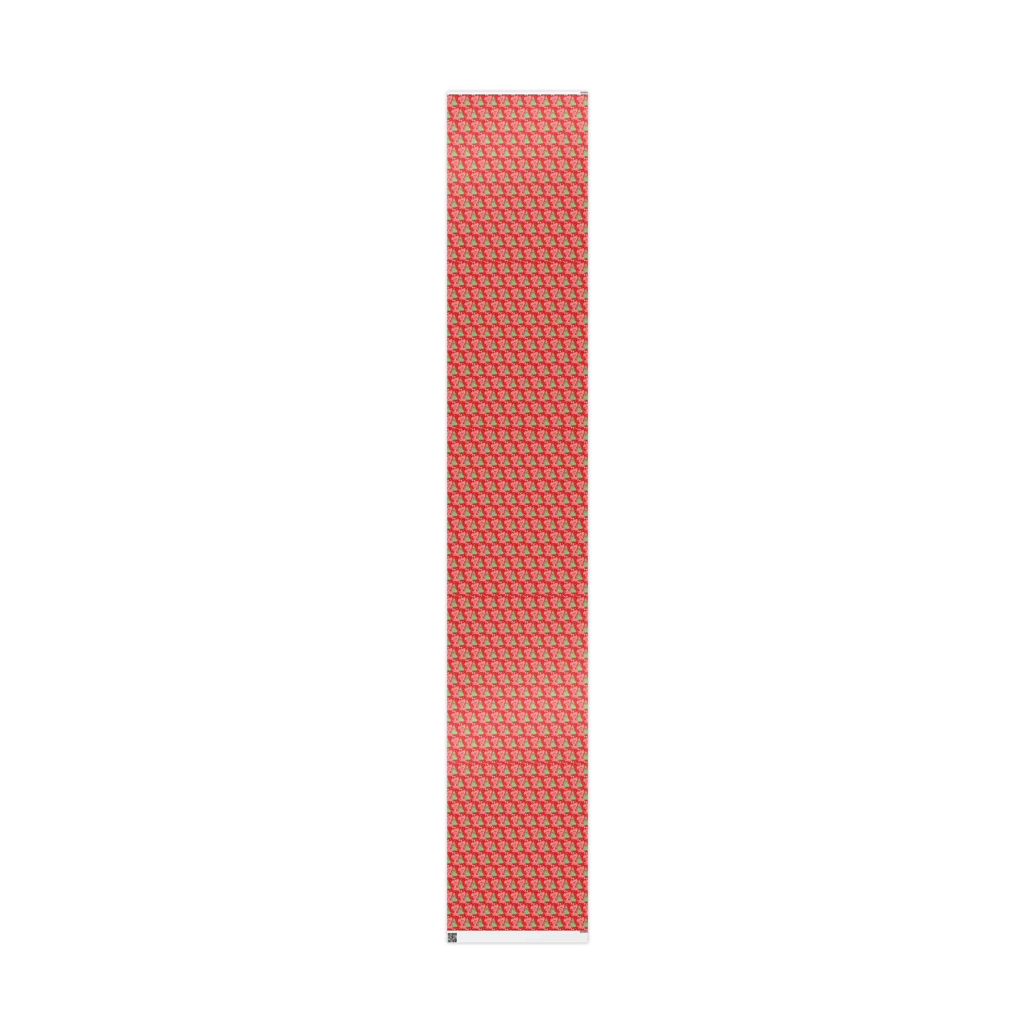 Merry Everything And Happy Always Cute Christmas Tree Retro Style Christmas Holiday Gift Wrap Paper - Glossy Or Matte