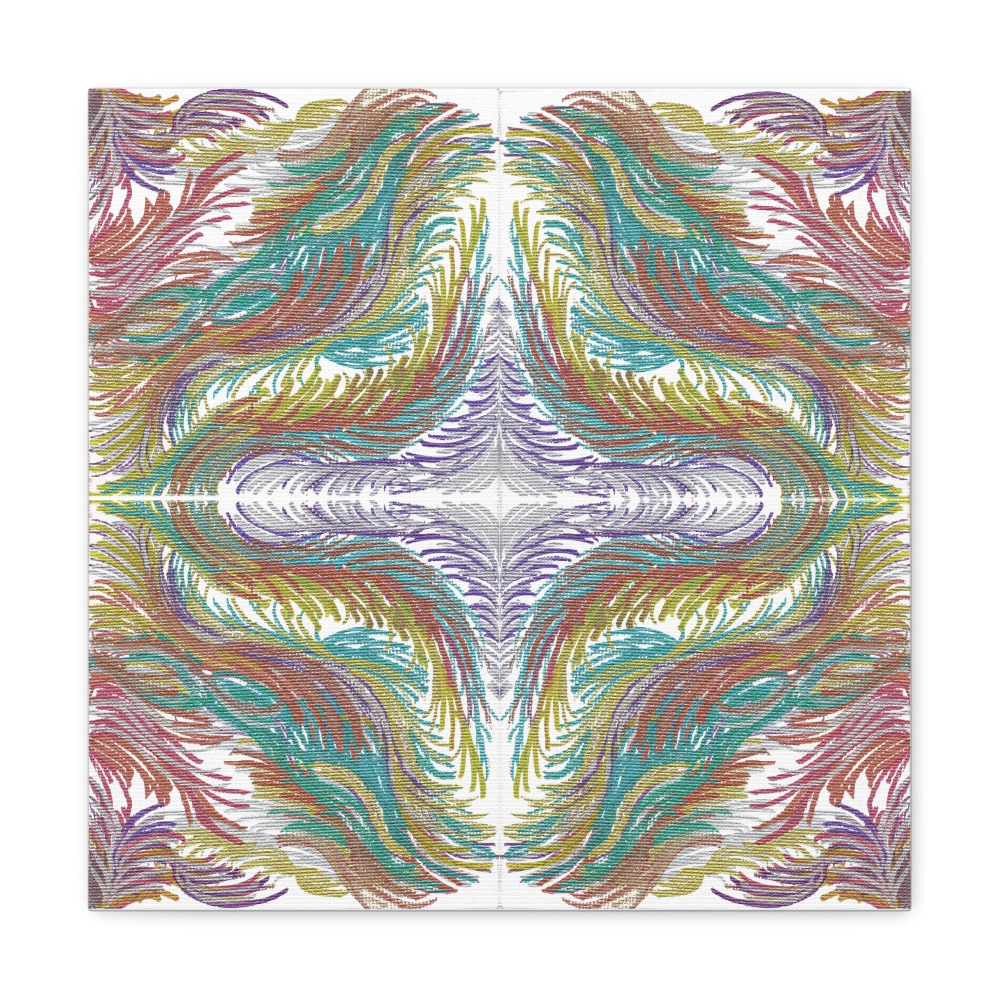 Space Feathers 4 Variation 1 Caden Caraco Canvas Gallery Wrap