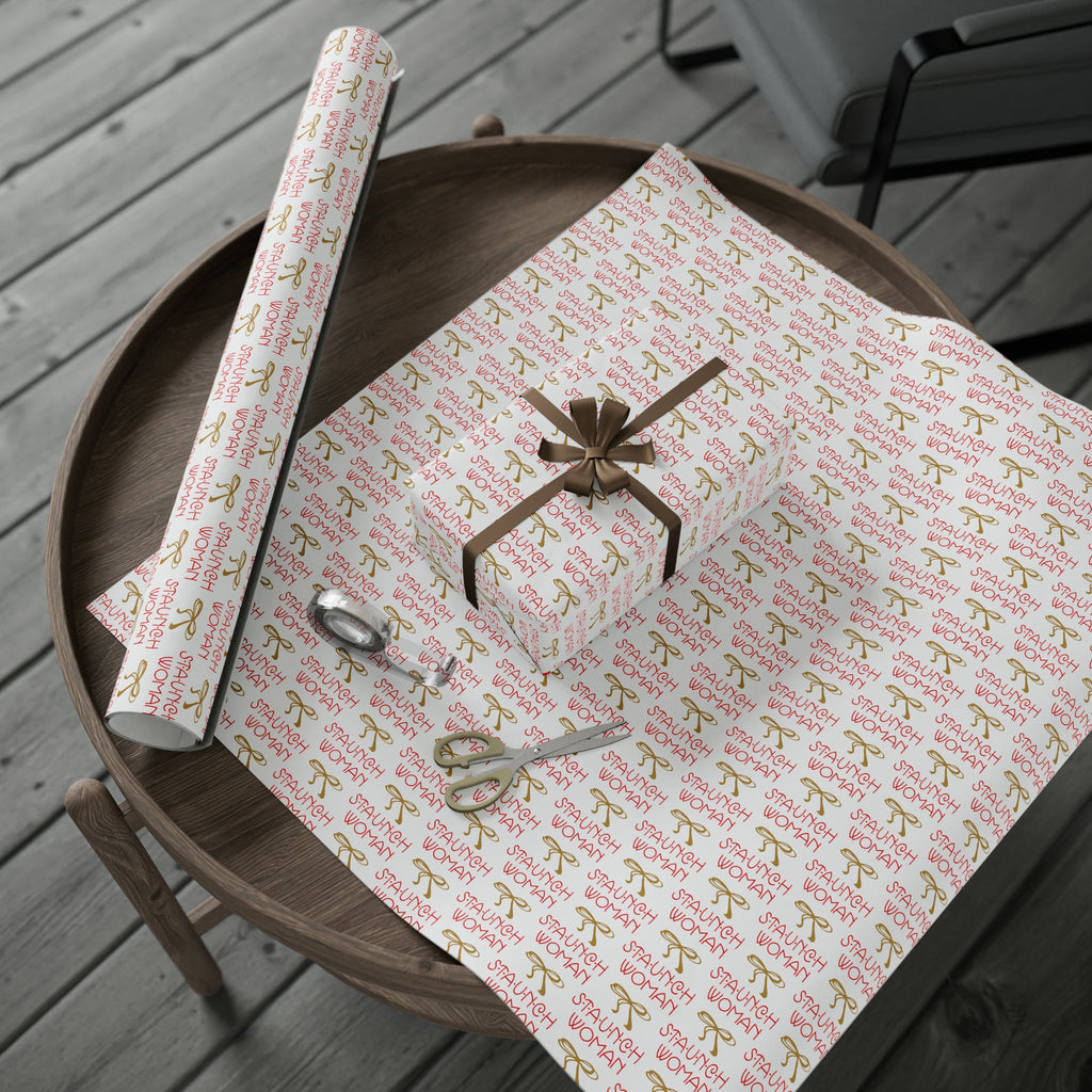 Little Edie Staunch Woman Gift Wrap Paper - Glossy Or Matte