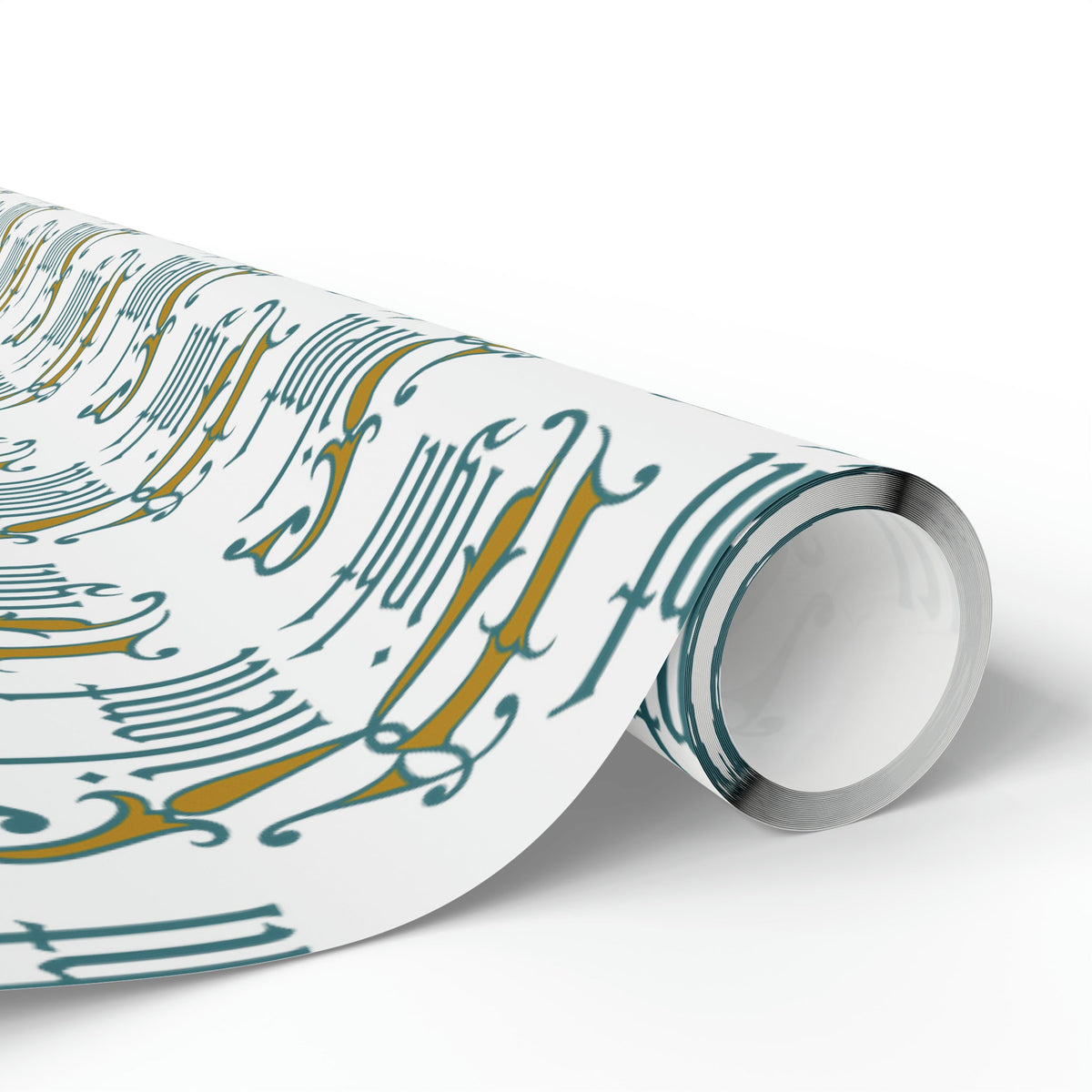 Silent Night Retro Style Christmas Holiday Gift Wrap Paper - Glossy Or Matte