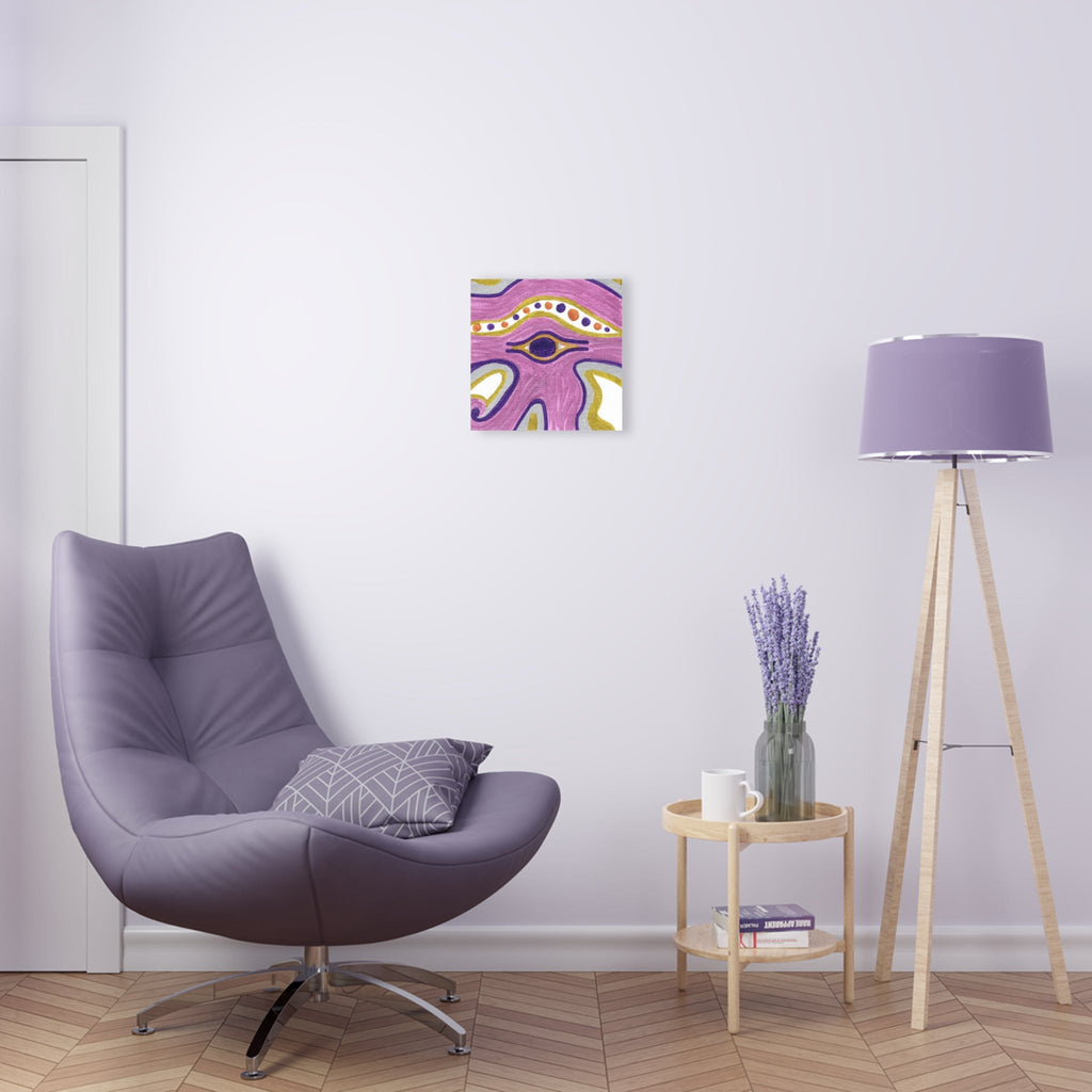 Purple E Caden Caraco Acrylic Print