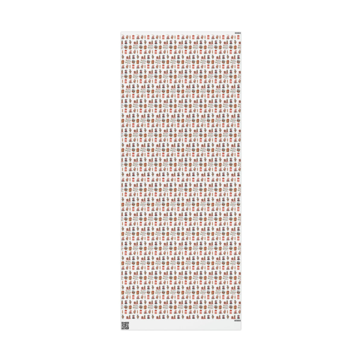 Merry Christmas To You Christmas Candy Mid Century Retro Christmas Print Holiday Gift Wrap Paper - Glossy Or Matte