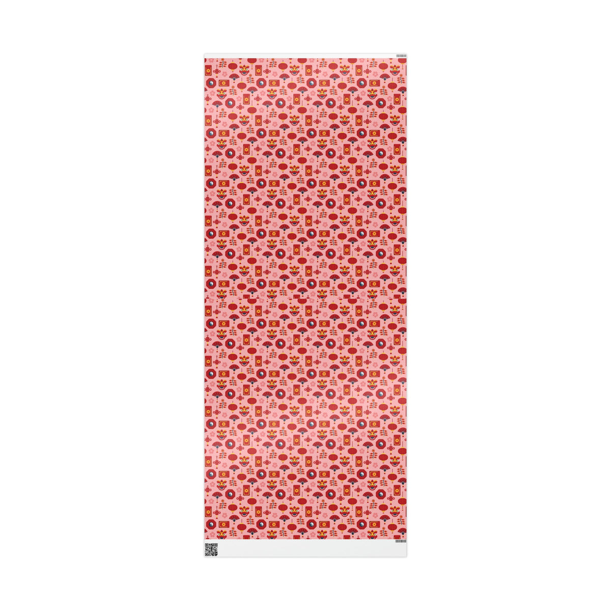 Lunar New Year Of The Dragon Spring Festival Holiday Gift Wrap Paper - Glossy Or Matte