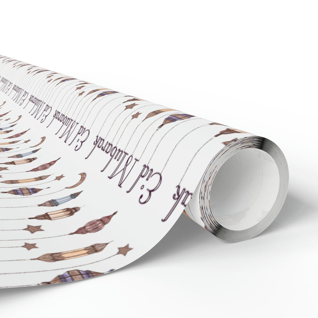 Eid Mubarak Festival Arabic Lanterns Holiday Holiday Gift Wrap Paper - Glossy Or Matte
