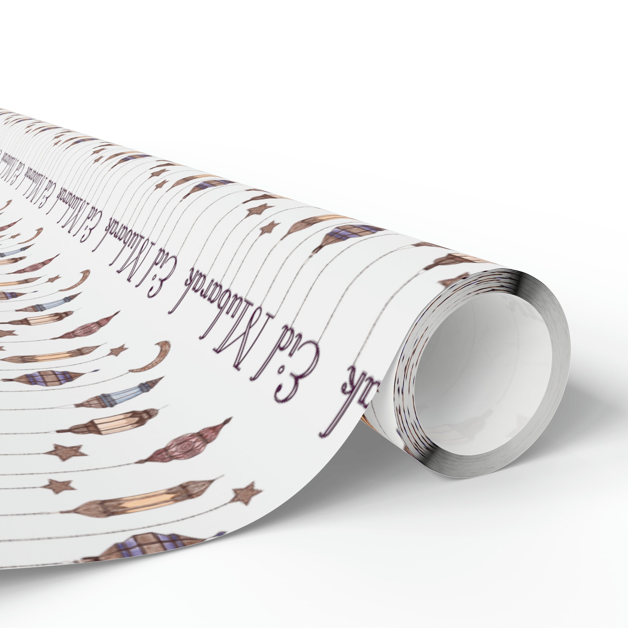 Eid Mubarak Festival Arabic Lanterns Holiday Holiday Gift Wrap Paper - Glossy Or Matte